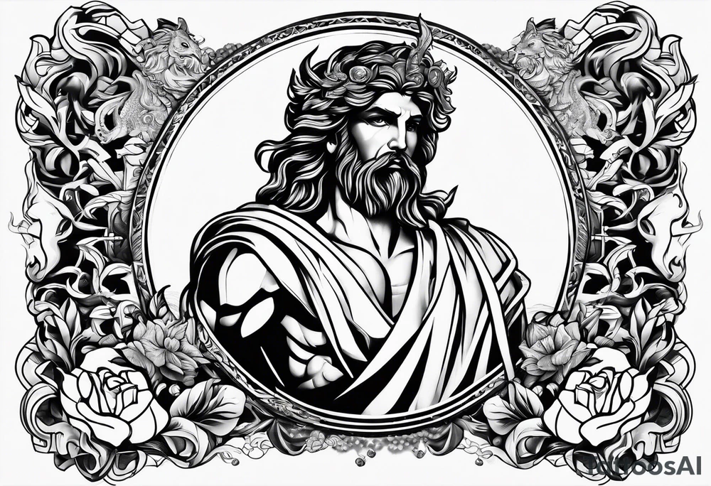 greek god tattoo idea