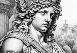 Baroque statue Greek Roman tattoo idea