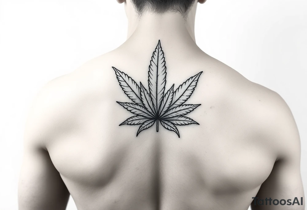 Weed money sign bandana tattoo idea