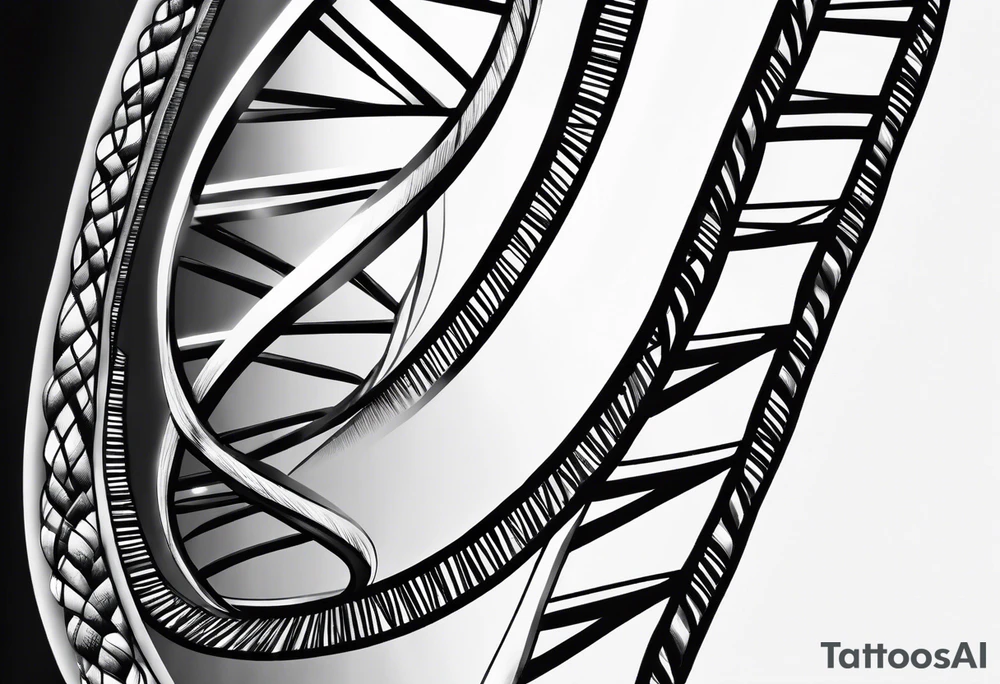 Dna strand tattoo idea