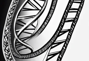 Dna strand tattoo idea