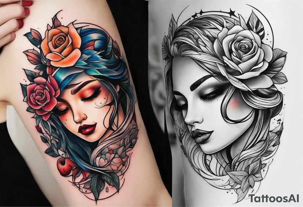 Couple tattoos with each other initials tattoo idea
