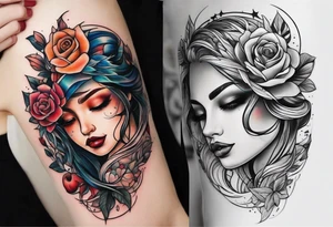 Couple tattoos with each other initials tattoo idea
