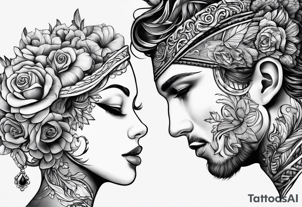 Brain, healthy, sick tattoo idea