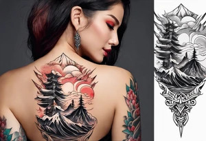 Volcán tattoo idea