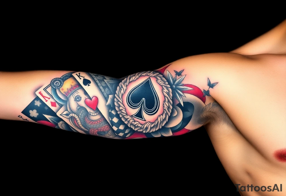 poker tattoo idea
