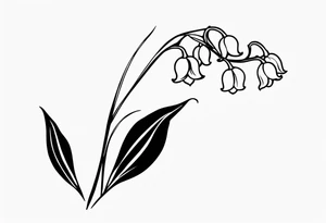 Lily of the valley tattoo idea