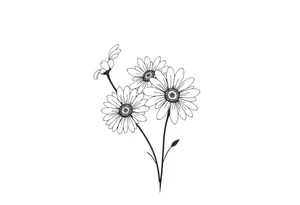 Daisies tattoo idea