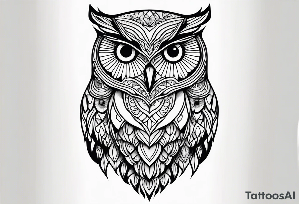 owl tattoo idea