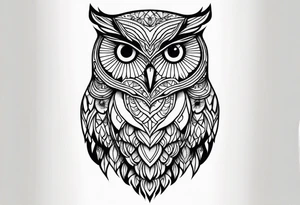 owl tattoo idea