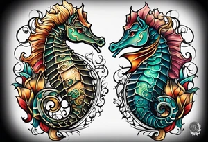 seahorse tattoo idea
