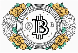 Bitcoin baby tattoo idea