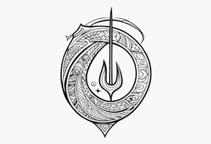Polynesian fishing hook tattoo tattoo idea