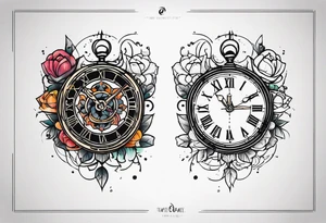 Clock tattoo idea