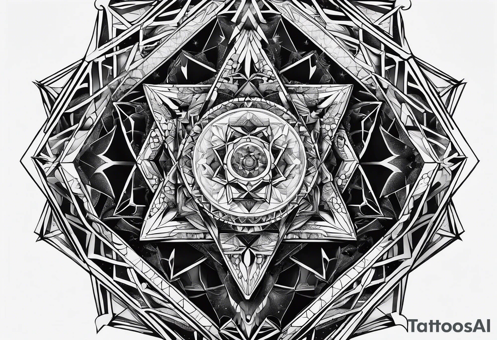 Metatron's cube tattoo idea