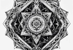 Metatron's cube tattoo idea