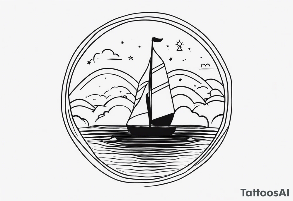 small tattoo with a message of "Good Days" tattoo idea