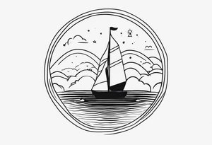 small tattoo with a message of "Good Days" tattoo idea