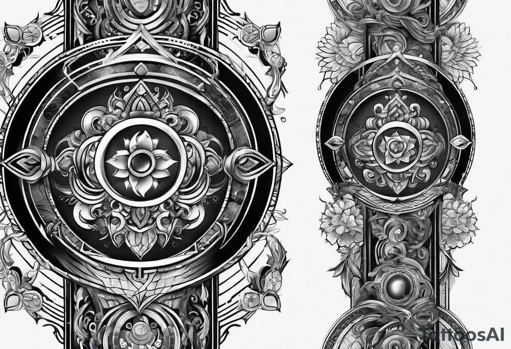 Circles tattoo idea