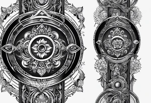Circles tattoo idea