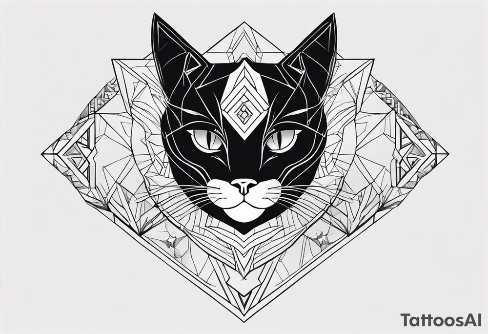 Black Cat tattoo idea