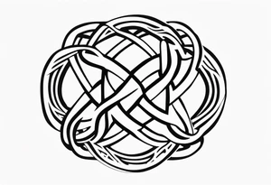 Celtic knot design. tattoo idea