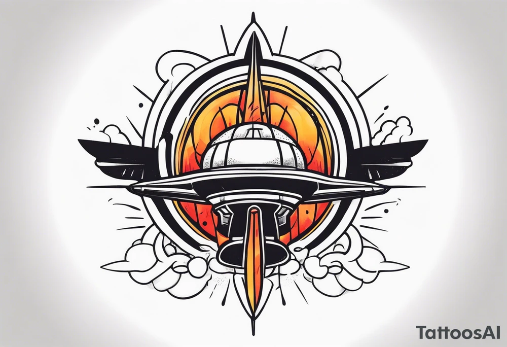 Atomic bomb tattoo idea