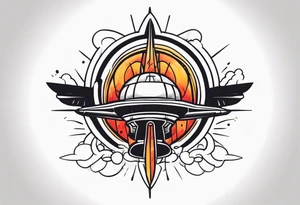 Atomic bomb tattoo idea