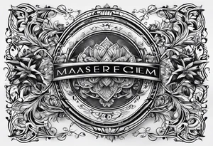 Minimalist last names - Lyons, Mast, Powers. tattoo idea