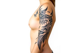 shaman and indian style tattoo idea