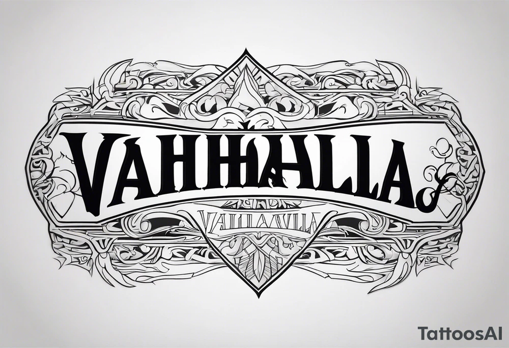 Valhalla tattoo idea