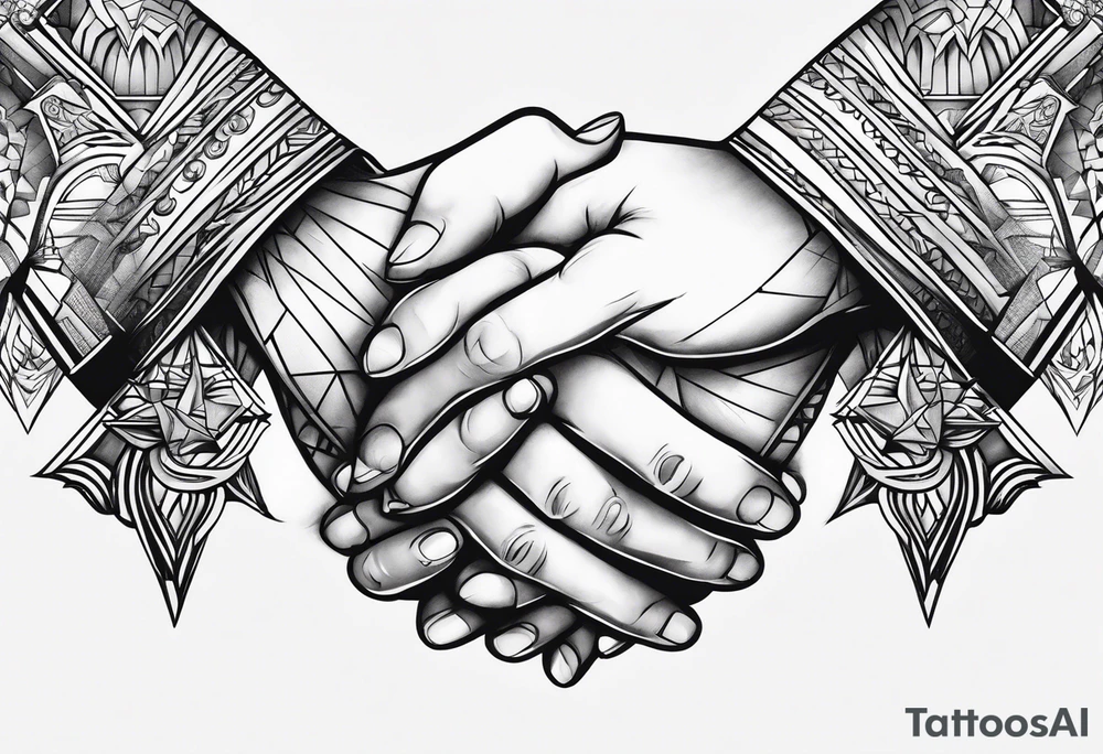 praying hands tattoo idea