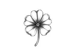 Irish clover tattoo idea