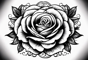 Leah written Withi rose tattoo idea