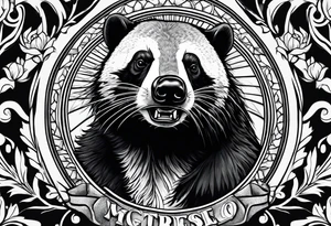 Angry Mc honey Badgers tattoo idea