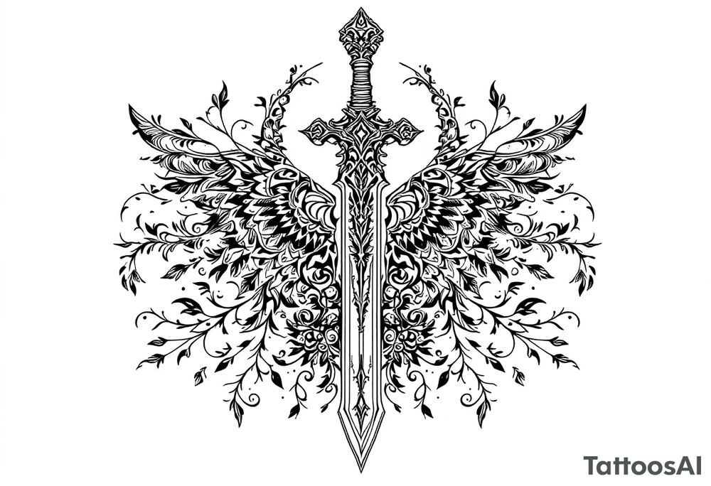 Hecate sword tattoo idea