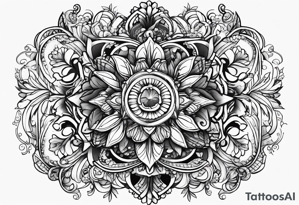 Something inspired by Spanish, Portuguese and English tattoo idea