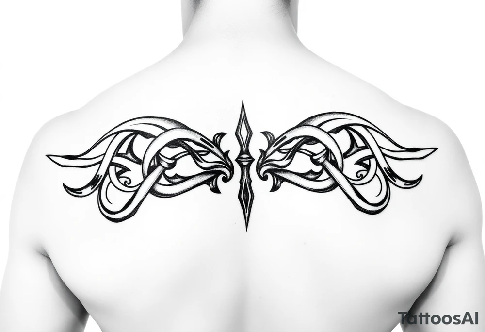 Celtic tribal sleeve tattoo idea