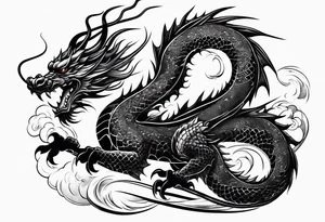 Dragon chinese tattoo idea