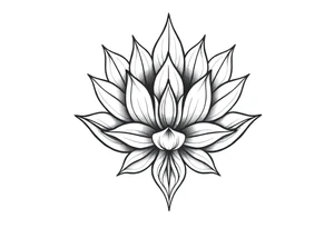 Water lily, earth, air, water, wiccan tattoo idea