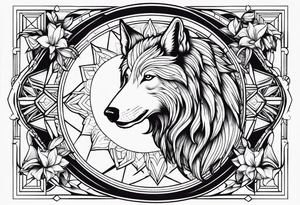 Healing with animals as the symbol tattoo idea