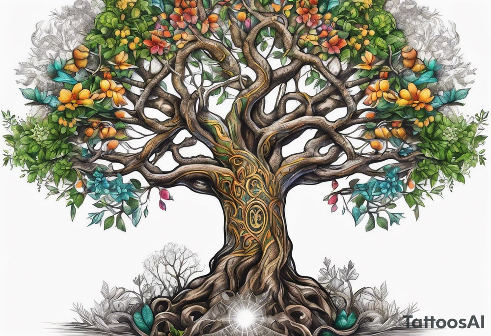 Tree of life tattoo idea