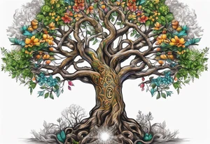 Tree of life tattoo idea