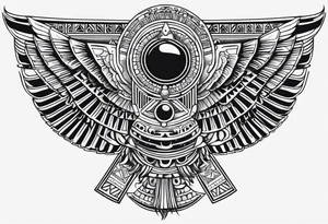 Egyptian symbols tattoo idea