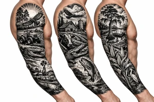 from farmlands of North Florida tattoo idea