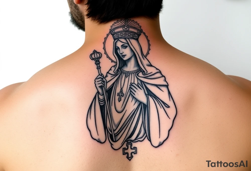 Saint Barbara tattoo idea