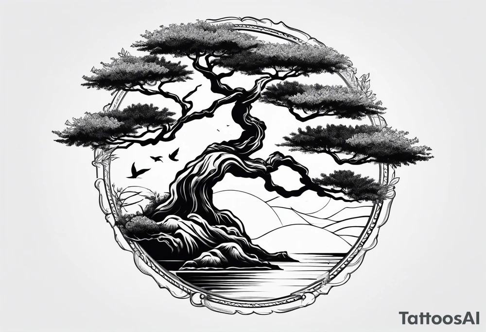 bonsai tattoo idea