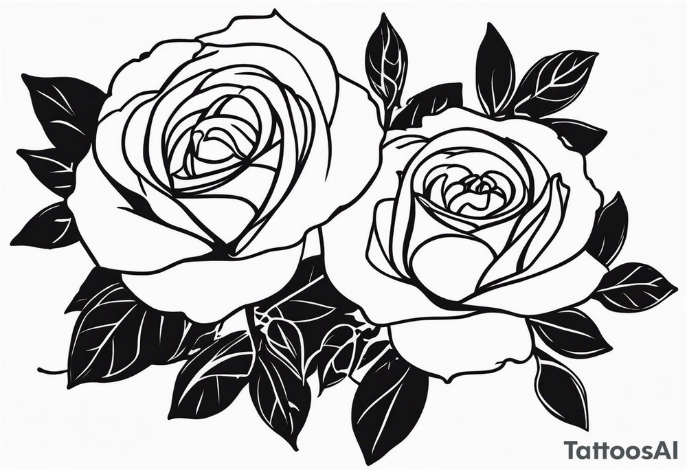 Roses tattoo idea