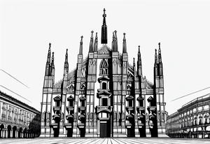 milan cathedral tattoo idea