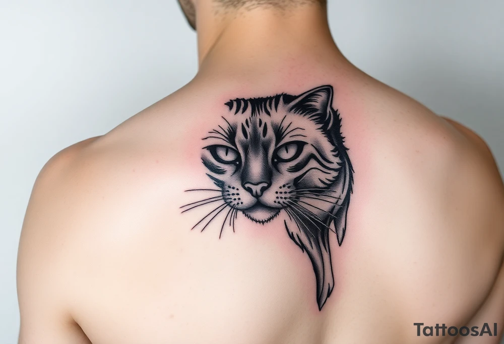 Black Cat tattoo idea